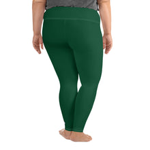 Stretch in Style: Plus Size Workout Leggings for Her - Sherwood Forest Exclusive Leggings Plus Size Solid Color Tights Womens