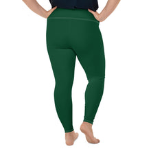 Stretch in Style: Plus Size Workout Leggings for Her - Sherwood Forest Exclusive Leggings Plus Size Solid Color Tights Womens
