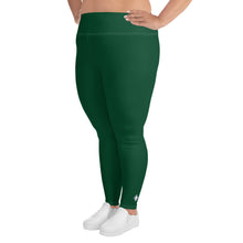 Stretch in Style: Plus Size Workout Leggings for Her - Sherwood Forest Exclusive Leggings Plus Size Solid Color Tights Womens
