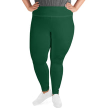 Stretch in Style: Plus Size Workout Leggings for Her - Sherwood Forest Exclusive Leggings Plus Size Solid Color Tights Womens