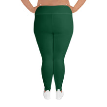Stretch in Style: Plus Size Workout Leggings for Her - Sherwood Forest Exclusive Leggings Plus Size Solid Color Tights Womens