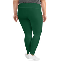 Stretch in Style: Plus Size Workout Leggings for Her - Sherwood Forest Exclusive Leggings Plus Size Solid Color Tights Womens