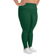 Stretch in Style: Plus Size Workout Leggings for Her - Sherwood Forest Exclusive Leggings Plus Size Solid Color Tights Womens
