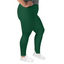 Stretch in Style: Plus Size Workout Leggings for Her - Sherwood Forest Exclusive Leggings Plus Size Solid Color Tights Womens