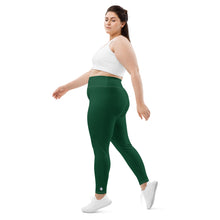 Stretch in Style: Plus Size Workout Leggings for Her - Sherwood Forest Exclusive Leggings Plus Size Solid Color Tights Womens