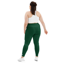 Stretch in Style: Plus Size Workout Leggings for Her - Sherwood Forest Exclusive Leggings Plus Size Solid Color Tights Womens