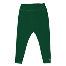 Stretch in Style: Plus Size Workout Leggings for Her - Sherwood Forest Exclusive Leggings Plus Size Solid Color Tights Womens