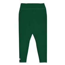 Stretch in Style: Plus Size Workout Leggings for Her - Sherwood Forest Exclusive Leggings Plus Size Solid Color Tights Womens