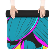 Strike a Pose on a Pop Art Yoga Mat: Inspired by Roy Lichtenstein's Dahlia 001 Dahlia Exclusive Home & Living Pop Art Rugs & Mats Sports Sublimation Yoga Yoga Mat