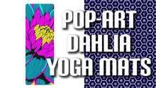 Strike a Pose on a Pop Art Yoga Mat: Inspired by Roy Lichtenstein's Dahlia 001 Dahlia Exclusive Home & Living Pop Art Rugs & Mats Sports Sublimation Yoga Yoga Mat