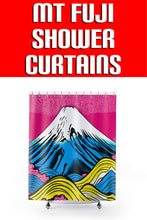 Stunning Mt Fuji Pop Art Shower Curtain - Enhance Your Bathroom Décor 002 Bath Bathroom Exclusive Home & Living Indoor Shower Shower Curtain
