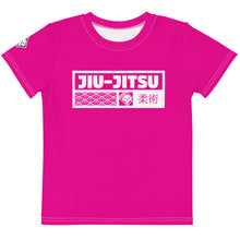 Stylish Protection: Boy's Short Sleeve Jiu-Jitsu Rash Guard - Hollywood Cerise Boys Exclusive Jiu-Jitsu Kids Rash Guard Short Sleeve