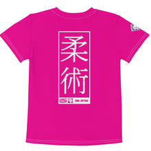 Stylish Protection: Boy's Short Sleeve Jiu-Jitsu Rash Guard - Hollywood Cerise Boys Exclusive Jiu-Jitsu Kids Rash Guard Short Sleeve