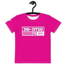 Stylish Protection: Boy's Short Sleeve Jiu-Jitsu Rash Guard - Hollywood Cerise Boys Exclusive Jiu-Jitsu Kids Rash Guard Short Sleeve