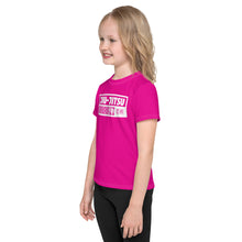 Stylish Protection: Girl's Short Sleeve Jiu-Jitsu Rash Guard - Hollywood Cerise Exclusive Girls Jiu-Jitsu Kids Rash Guard Short Sleeve
