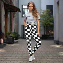 Stylish Strides: Checkered Women's Yoga Pants Leggings Athleisure Checkered Exclusive Leggings Running Tights Womens