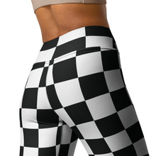 Stylish Strides: Checkered Women's Yoga Pants Leggings Athleisure Checkered Exclusive Leggings Running Tights Womens