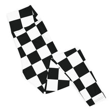 Stylish Strides: Checkered Women's Yoga Pants Leggings Athleisure Checkered Exclusive Leggings Running Tights Womens