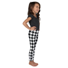 Stylish Support: Girl's Houndstooth Yoga Pants for Athletic Workouts Exclusive Girls Houndstooth Kids Leggings