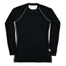 Sun-Kissed Style: Women's Solid Color Long Sleeve Rash Guard - Noir Exclusive Long Sleeve Rash Guard Solid Color Swimwear Womens