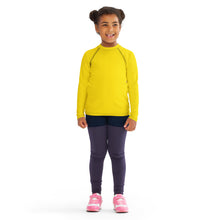 Sunshine and Style: Kid's Solid Color Rash Guards for Girls - Golden Sun Exclusive Girls Kids Long Sleeve Rash Guard Solid Color