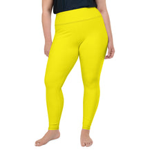 Sweat in Style: Plus Size Solid Yoga Pants for Women - Golden Sun Exclusive Leggings Plus Size Solid Color Tights Womens