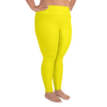 Sweat in Style: Plus Size Solid Yoga Pants for Women - Golden Sun Exclusive Leggings Plus Size Solid Color Tights Womens