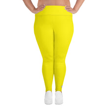 Sweat in Style: Plus Size Solid Yoga Pants for Women - Golden Sun Exclusive Leggings Plus Size Solid Color Tights Womens