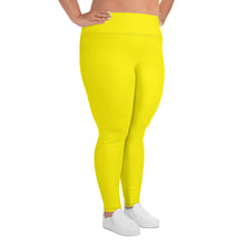 Sweat in Style: Plus Size Solid Yoga Pants for Women - Golden Sun Exclusive Leggings Plus Size Solid Color Tights Womens