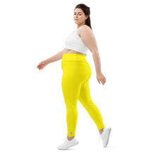 Sweat in Style: Plus Size Solid Yoga Pants for Women - Golden Sun Exclusive Leggings Plus Size Solid Color Tights Womens