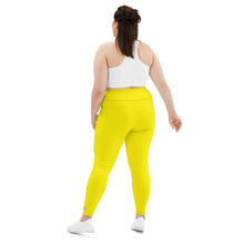 Sweat in Style: Plus Size Solid Yoga Pants for Women - Golden Sun Exclusive Leggings Plus Size Solid Color Tights Womens