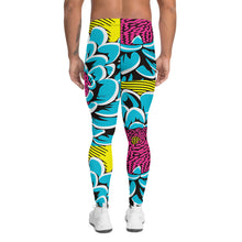 Unleash Your Inner Pop Art Fan with Men's Dahlia Print Athletic Leggings 002 Dahlia Exclusive Fitness Grappling Leggings Mens Pants Pop Art Running trousers Yoga
