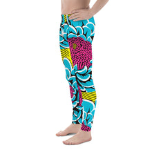 Unleash Your Inner Pop Art Fan with Men's Dahlia Print Athletic Leggings 002 Dahlia Exclusive Fitness Grappling Leggings Mens Pants Pop Art Running trousers Yoga