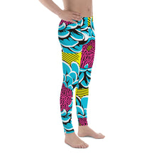 Unleash Your Inner Pop Art Fan with Men's Dahlia Print Athletic Leggings 002 Dahlia Exclusive Fitness Grappling Leggings Mens Pants Pop Art Running trousers Yoga