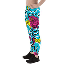 Unleash Your Inner Pop Art Fan with Men's Dahlia Print Athletic Leggings 002 Dahlia Exclusive Fitness Grappling Leggings Mens Pants Pop Art Running trousers Yoga