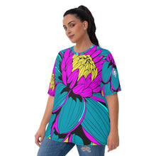 Unleash Your Inner Pop Art Fan with Women's Dahlia Print BJJ Short Sleeve Rash Guard 001 Dahlia Exclusive Flower Rash Guard Running Short Sleeve Swimwear Tees Womens Yoga
