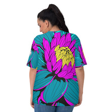 Unleash Your Inner Pop Art Fan with Women's Dahlia Print BJJ Short Sleeve Rash Guard 001 Dahlia Exclusive Flower Rash Guard Running Short Sleeve Swimwear Tees Womens Yoga