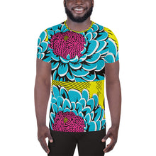 Upgrade Your Training Gear with Men's Pop Art BJJ Short Sleeve Rash Guard - Dahlia Print 002 Dahlia Exclusive Mens Pop Art Rash Guard Running Short Sleeve Swimwear Tees Yoga