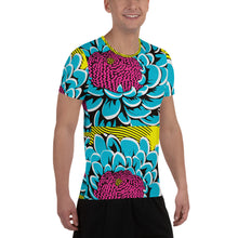 Upgrade Your Training Gear with Men's Pop Art BJJ Short Sleeve Rash Guard - Dahlia Print 002 Dahlia Exclusive Mens Pop Art Rash Guard Running Short Sleeve Swimwear Tees Yoga