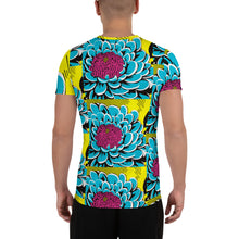 Upgrade Your Training Gear with Men's Pop Art BJJ Short Sleeve Rash Guard - Dahlia Print 002 Dahlia Exclusive Mens Pop Art Rash Guard Running Short Sleeve Swimwear Tees Yoga