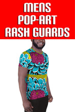 Upgrade Your Training Gear with Men's Pop Art BJJ Short Sleeve Rash Guard - Dahlia Print 002 Dahlia Exclusive Mens Pop Art Rash Guard Running Short Sleeve Swimwear Tees Yoga
