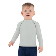 Urban Adventures: Kid's Long Sleeve Rash Guards in Solid Color - Smoke Boys Exclusive Kids Long Sleeve Rash Guard Solid Color