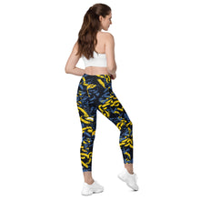 Urban Chic Strides: Women's Mile After Mile Golden Chains 002 Running Leggings Exclusive Leggings Running Tights Womens