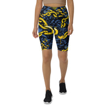 Urban Chic: Women's Mile After Mile Golden Chains 002 Biker Shorts Exclusive Leggings Running Shorts Tights Womens