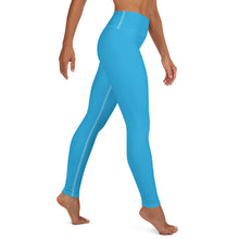Urban Chic: Women's Solid Color Yoga Pants Leggings - Cyan Exclusive Leggings Solid Color Tights Womens