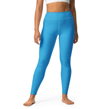Urban Chic: Women's Solid Color Yoga Pants Leggings - Cyan Exclusive Leggings Solid Color Tights Womens