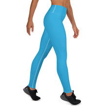 Urban Chic: Women's Solid Color Yoga Pants Leggings - Cyan Exclusive Leggings Solid Color Tights Womens