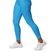 Urban Chic: Women's Solid Color Yoga Pants Leggings - Cyan Exclusive Leggings Solid Color Tights Womens