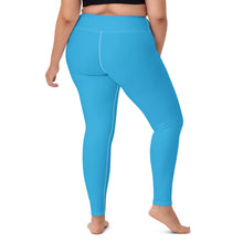 Urban Chic: Women's Solid Color Yoga Pants Leggings - Cyan Exclusive Leggings Solid Color Tights Womens