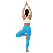 Urban Chic: Women's Solid Color Yoga Pants Leggings - Cyan Exclusive Leggings Solid Color Tights Womens
